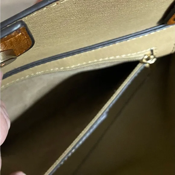 Sole Society Brown Faux Leather Tote Bag - Picture 6 of 10